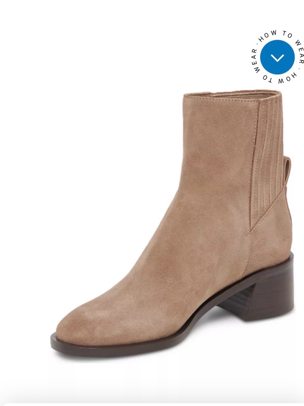 Dolce Vita Linney Suede Ankle Boot - Taupe 9